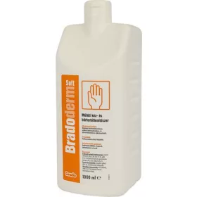   Kézfertőtlenítőszer, műtéti, 1 l, BRADODERM Soft (KHT863)