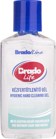 Kézfertőtlenítő gél, kupakos, 50 ml, BRADOLIFE (KHT871)