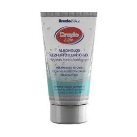 Kézfertőtlenítő gél, tubusos, 50 ml, BRADOLIFE (KHT872)