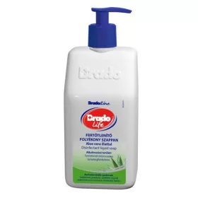   Folyékony szappan, fertőtlenítő, 0,35 l, BRADOLIFE, aloe vera (KHT913)