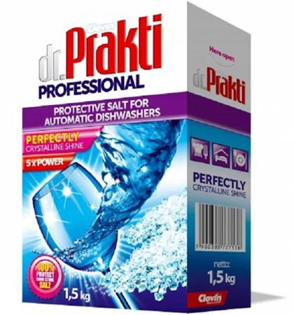 Mosogatógép vízlágyító só, 1,5 kg, DR PRAKTI (KHT949)