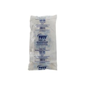   Hűtő- és uzsonnástasak, 2 l, 100 db, 20 x 30 cm, 9 &mikro;, TUTI (KHT971)