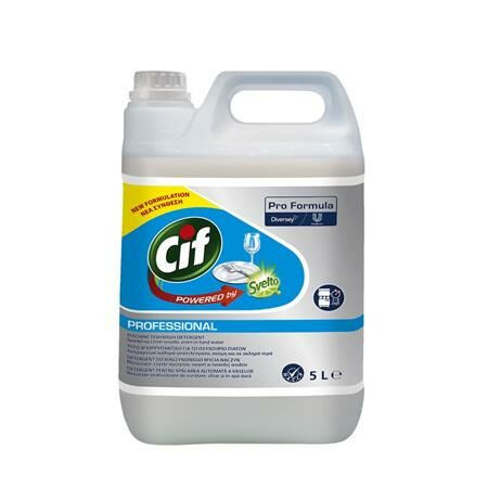 Gépi mosogatószer, kemény vízhez, 5 l, CIF Pro Formula (KHT993)