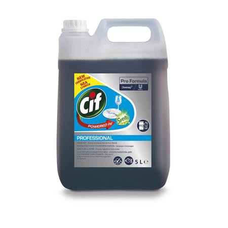 Gépi öblítőszer, kemény vízhez, 5 l, CIF Pro Formula (KHT994)