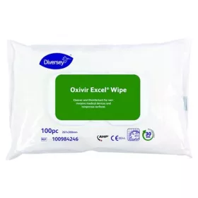   Tisztító- és fertőtlenítő kendő, 100 db, OXIVIR (KHT995)