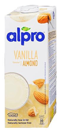 Növényi ital, dobozos, 1 l, ALPRO, vanília-mandula (KHTEJAVM)