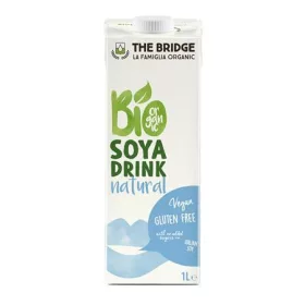   Növényi ital, bio, dobozos, 1 l, THE BRIDGE, szója (KHTEJBSZ)