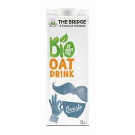   Növényi ital, bio, dobozos, 1 l, THE BRIDGE, zab, barista (KHTEJBZB)