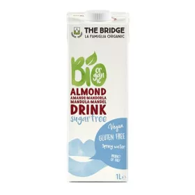   Növényi ital, cukormentes, bio, dobozos, 1 l, THE BRIDGE, mandula (KHTEJCBM)