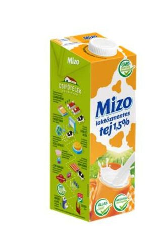 Tartós tej, dobozos, laktózmentes, 1 l, MIZO (KHTEJLAK)