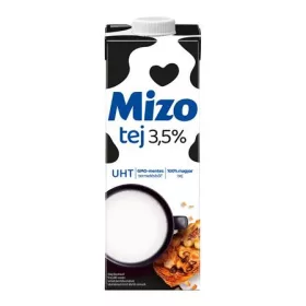   Tartós tej, visszazárható dobozban, 3,5 százalék , 1 l, MIZO (KHTEJMIZO35)