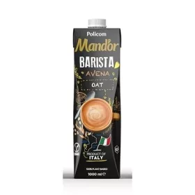   Növényi ital, dobozos, 1 l, MAND'OR Prémium Barista, zab (KHTEJMP08)