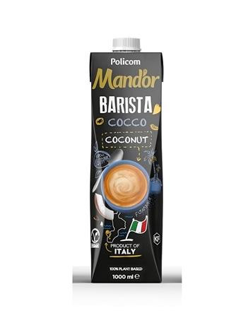 Növényi ital, dobozos, 1 l, MAND'OR Prémium Barista, kókusz (KHTEJMP09)