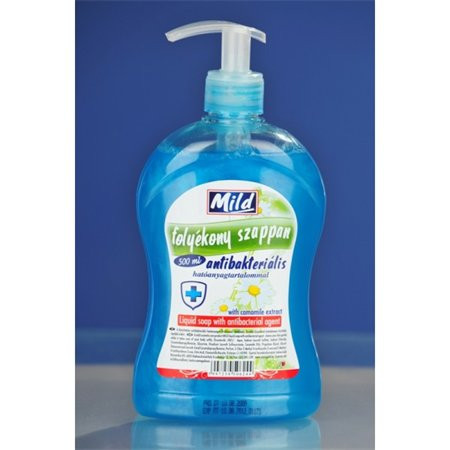 Folyékony szappan, 500 ml, pumpás, antibakteriális (KHTSG014)