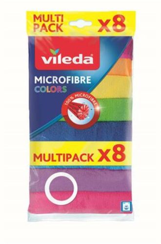 Törlőkendő, mikroszállal, VILEDA Colors (KHTV51)