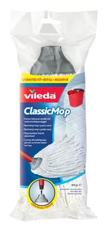 Gyorsfelmosó, nyél nélkül, pamut, VILEDA Classic Mop, fehér (KHTV55)