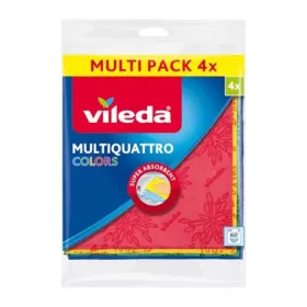   Törlőkendő, mikoszálas, 4 db, VILEDA Multi Quattro (KHTV74)