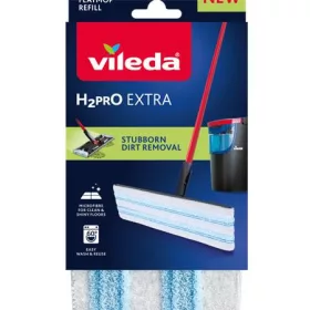   Lapos felmosó utántöltő, VILEDA H2PrO, kék-fehér (KHTV87)