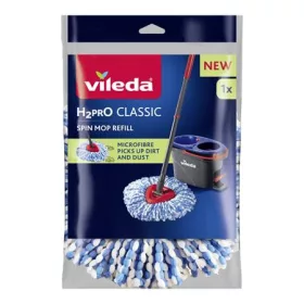   Forgó felmosó utántöltő, pedálos, VILEDA H2PrO, kék-fehér (KHTV90)