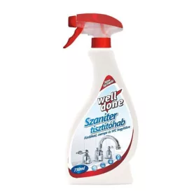   Szaniter tisztító hab, szórófejes, 0,75 l, WELL DONE (KHTWD03)