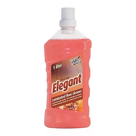 Padlótisztító, PVC, laminált padlóhoz, 1 l, WELL DONE Elegant (KHTWD17)
