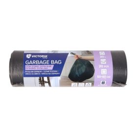   Szemeteszsák, extra erős, 30 l, 20 db, 50x60 cm, VICTORIA FACILITY (KHVF30E)
