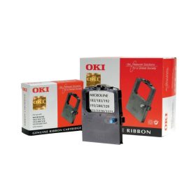   09002303 Festékszalag ML 182, 183, 192 nyomtatókhoz, OKI, fekete (KOKI182)