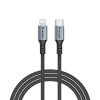 USB kábel, USB-C - Lightning (Apple), 1,2m, VERBATIM, fekete (KV31844)