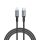 USB kábel, USB-C - Lightning (Apple), 1,2m, VERBATIM, fekete (KV31844)