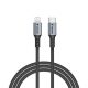 USB kábel, USB-C - Lightning (Apple), 1,2m, VERBATIM, fekete (KV31844)