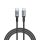 USB kábel, USB-C - USB-C, 1,2 m, 60W, VERBATIM, fekete (KV31845)