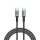 USB kábel, USB-C - USB-C, 1,2 m, 100W, VERBATIM, fekete (KV31846)