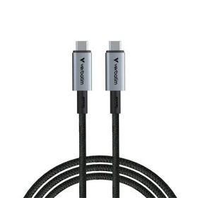   USB kábel, USB-C - USB-C, 1,2 m, 240W, VERBATIM, fekete (KV31847)