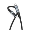 USB kábel, USB-C - USB-C, 1,2 m, 100W, teljesítménykijelzővel, VERBATIM (KV31848)