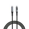 USB kábel, USB-C - USB-C, 1,2 m, 240W, teljesítménykijelzővel, VERBATIM (KV31849)