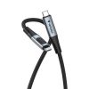 USB kábel, USB-C - USB-C, 1,2 m, 240W, teljesítménykijelzővel, VERBATIM (KV31849)