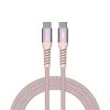 USB kábel, USB-C - USB-C, 1,2 m, 60W, mágneses, VERBATIM, rózsaszín (KV31853)
