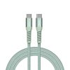 USB kábel, USB-C - USB-C, 1,2 m, 100W, mágneses, VERBATIM, zöld (KV31855)