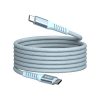 USB kábel, USB-C - USB-C, 1,2 m, 100W, mágneses, VERBATIM, kék (KV31856)