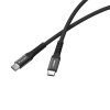 USB kábel, USB-C - USB-C, 1,2 m, 100W, mágneses, VERBATIM, fekete (KV31863)