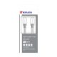 USB kábel, USB-C 3.1 - USB-C, 30 cm, VERBATIM, ezüst (KV48867)