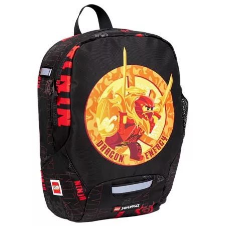 Hátizsák, ovis, LEGO Ninjago Dragon Energy, fekete-mintás (L100302502)