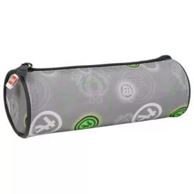   Tolltartó, henger alakú, cipzáras, LEGO Ninjago Elemental Master of Energy, szürke-mintás (L100502501)