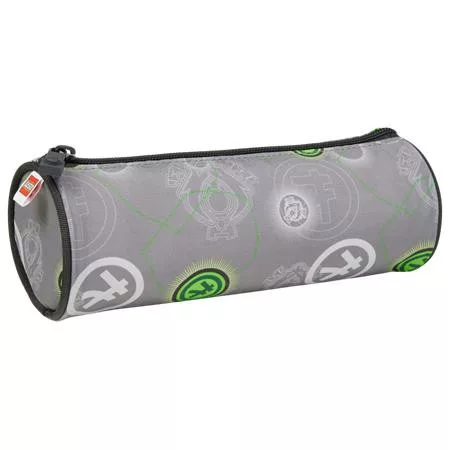 Tolltartó, henger alakú, cipzáras, LEGO Ninjago Elemental Master of Energy, szürke-mintás (L100502501)