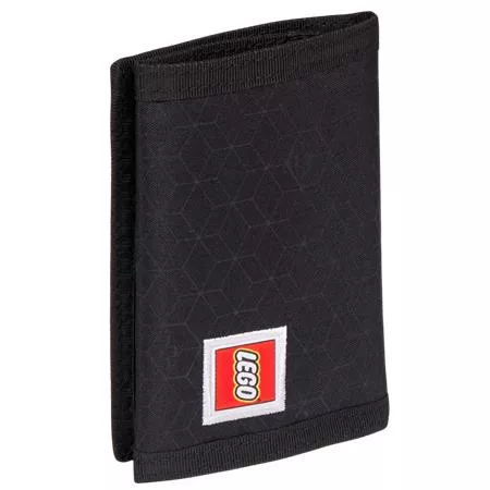 Pénztárca, tépőzáras, LEGO Bricks, fekete-mintás (L101032511)