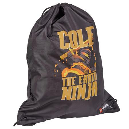 Tornazsák, LEGO Ninjago Cole, fekete-mintás (L202862513)