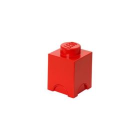 Tárolódoboz, szögletes, LEGO, piros (L40011730)