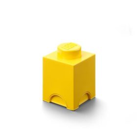 Tárolódoboz, szögletes, LEGO, sárga (L40011732)