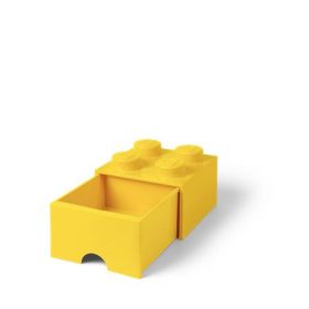Tárolódoboz, fiókos, LEGO Brick, sárga (L40051732)