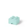 Tárolódoboz, fiókos, LEGO Brick, vízkék (L40051742)